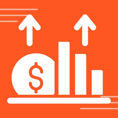 Ekonomi ikonu vektör illüstrasyonu