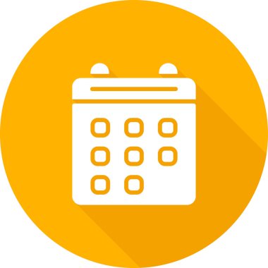 vektör Takvimi Simgesi illüstrasyonu   