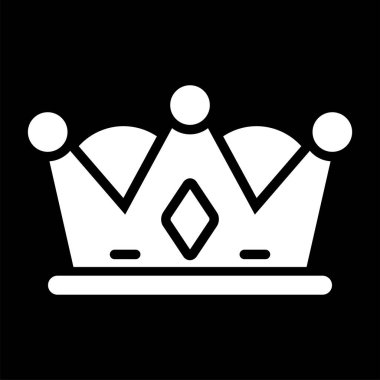 Taç web simge vektör çizim