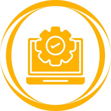 İşletim Sistemi Web simgesi vektör çizimi 