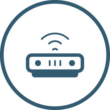 Yönlendirici. Web simgesi basit illüstrasyon 