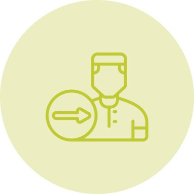 kullanıcı. Web simgesi basit illüstrasyon