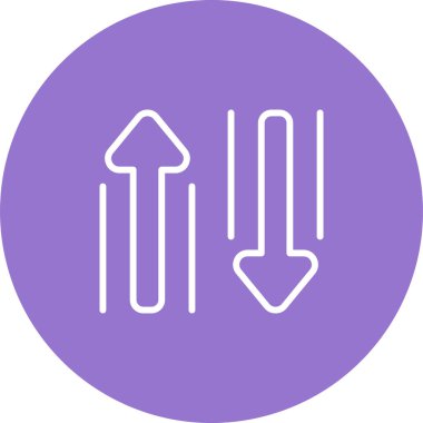 Oklar web simgesi, vektör illüstrasyonu