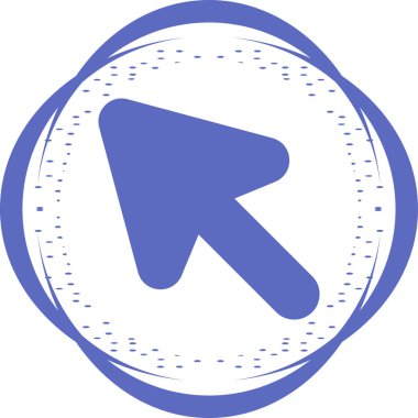 Fare İmleci simgesi, vektör illüstrasyonu basit tasarım