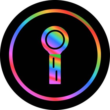 Vektör illüstrasyonu, Kablo Lugs simgesi arkaplanı         