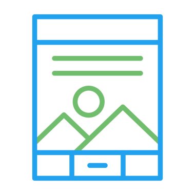 Kalem Tableti simgesi, vektör illüstrasyonu basit tasarım