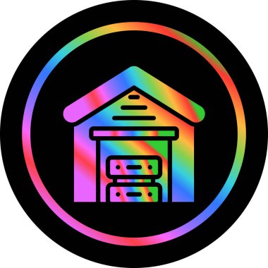 Veri Deposu Web simgesi basit illüstrasyon