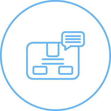 Skype sohbet simgesi, vektör illüstrasyonu