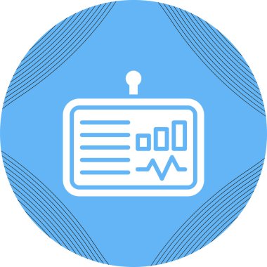 Gösterge paneli ikon vektör illüstrasyonu 