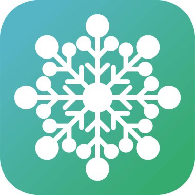 kar tanesi web simge vektör çizim