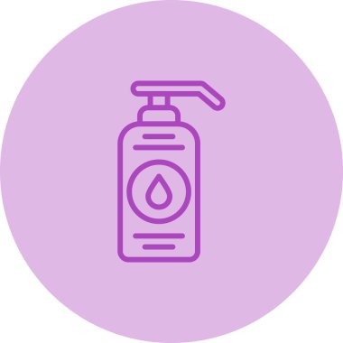 El dezenfektanı simgesinin vektör çizimi