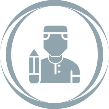 kullanıcı. Web simgesi basit illüstrasyon