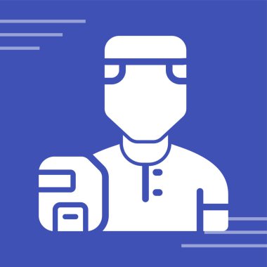 kullanıcı. Web simgesi basit illüstrasyon