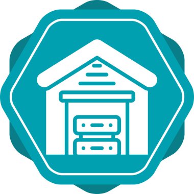 Veri Deposu Web simgesi basit illüstrasyon