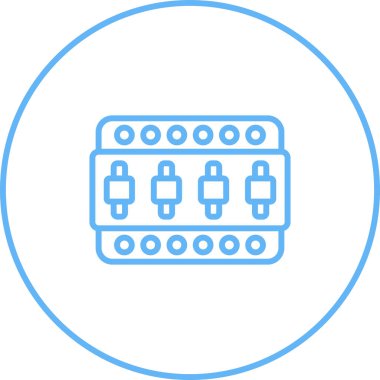 Aktarım Düğmesi simgesi, vektör illüstrasyonu