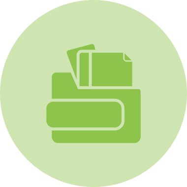 belge web simgesi vektör illüstrasyonu