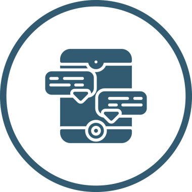 Metin Satır vektörüyle Konuşma Baloncuğu