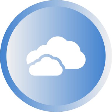 bulut web simgesi basit illüstrasyon