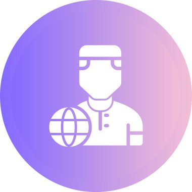 kullanıcı. Web simgesi basit illüstrasyon