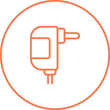 elektrik dolgu simgesi web illüstrasyonu