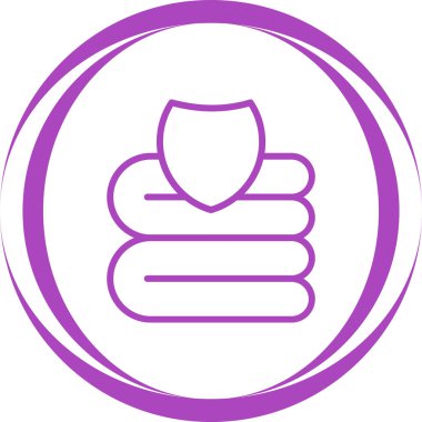  Battaniye simgesi vektör illüstrasyonu 