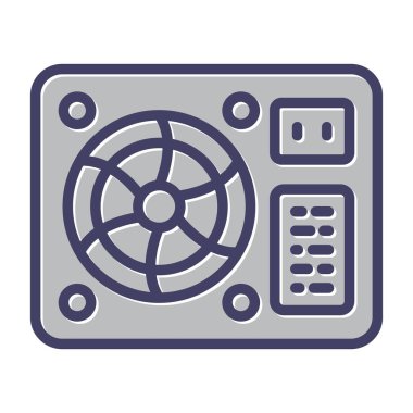 Tedarik simgesi basit düz illüstrasyon