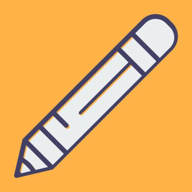 Kalem. Web simgesi basit tasarım