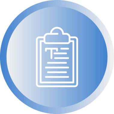 metin simge vektör çizim