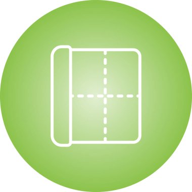 Beyaz Arkaplanda Web Sayfası Kenarlıkları Simgesi İzole Edildi 