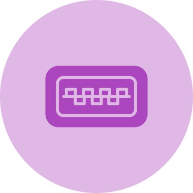 usb simgesi, vektör illüstrasyonu basit tasarım