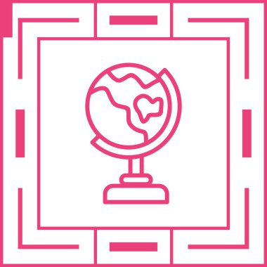 Globe web simgesinin illüstrasyonu 