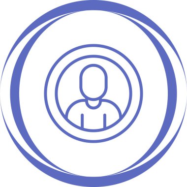 User icon, vector illustration simple design