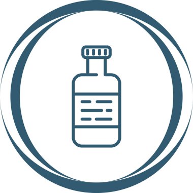   Bottle web icon simple illustration
