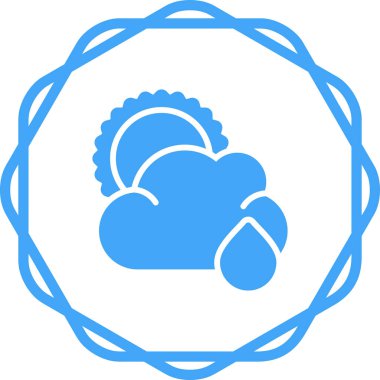 bulut web simgesi basit illüstrasyon