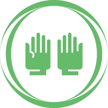 Eller vektör simgesi modern illüstrasyon