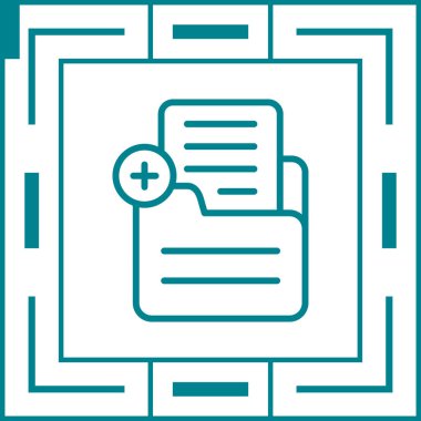 Belge Web simgesi vektör illüstrasyonu ekle