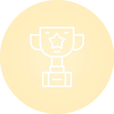 kupa web simgesi vektör illüstrasyonu 