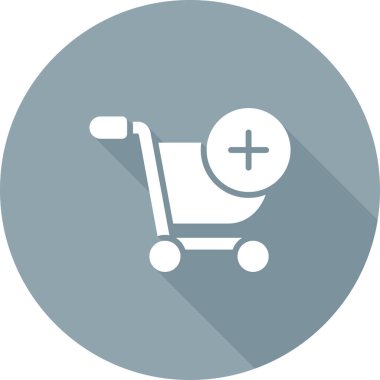  Alışveriş Arabası Web simgesi vektörü ekle 