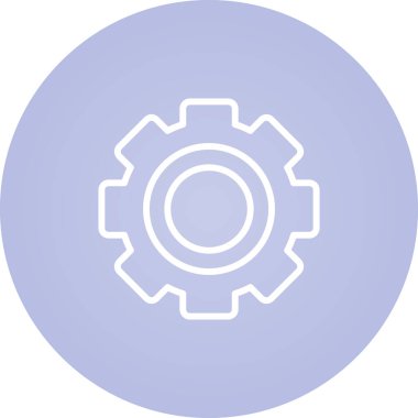 ayar simgesi, vektör illüstrasyonu