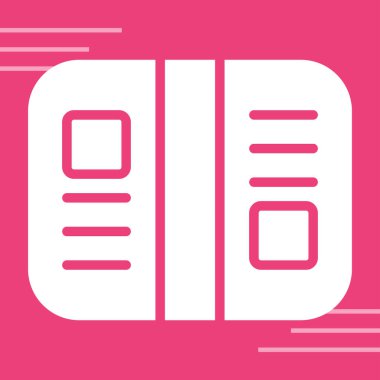 Kutu simgesi vektör illüstrasyonu