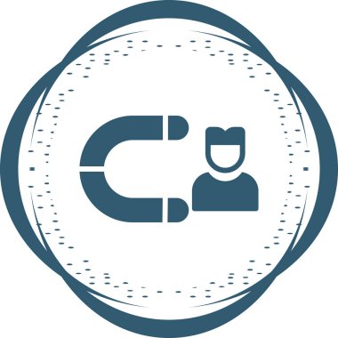 Müşteri edinme simgesi, vektör illüstrasyonu