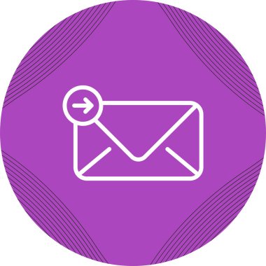 posta simgesi, vektör illüstrasyonu basit tasarım gönder