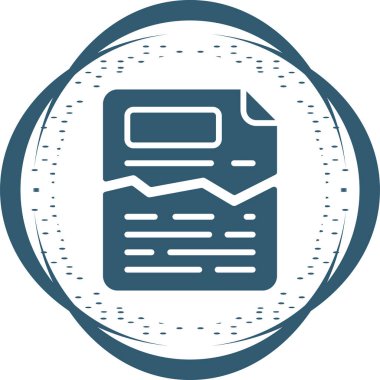  Yırtılmış kağıt ağ ikonu vektör illüstrasyonu.