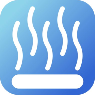 duman sinyali simgesi, web illüstrasyonu