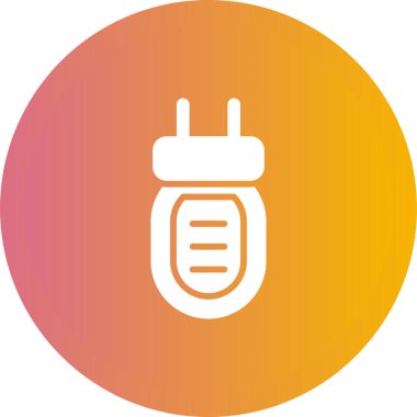 Kapasitör web simgesinin vektör illüstrasyonu