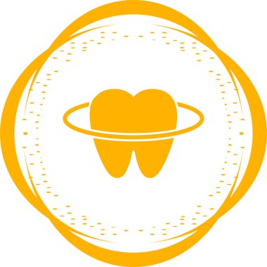 diş simgesi web basit illüstrasyon