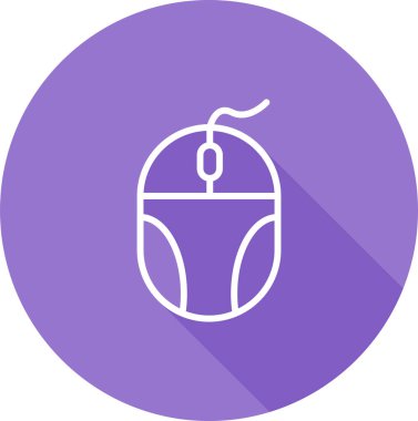 Bilgisayar faresi. Web simgesi basit illüstrasyon