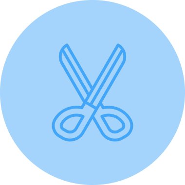 Scissors icon, vector illustration simple design