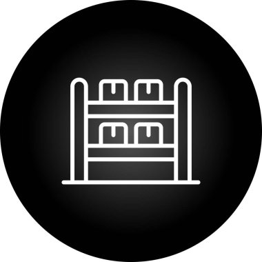 Stok simgesinin vektör illüstrasyonu