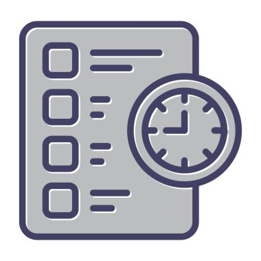 belge web simgesi vektör illüstrasyonu